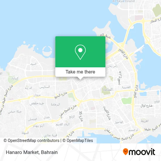 Hanaro Market map