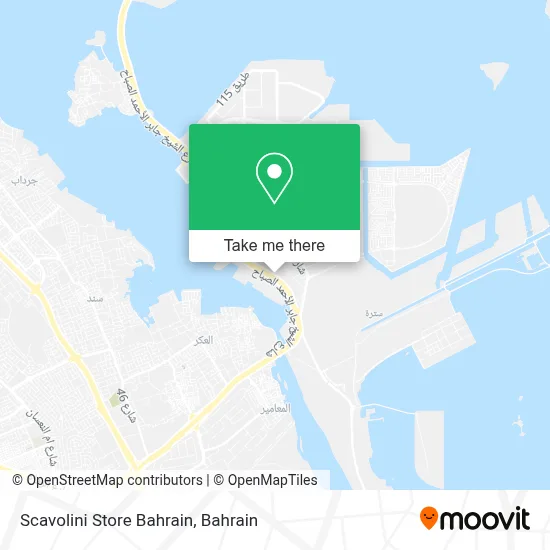 Scavolini Store Bahrain map