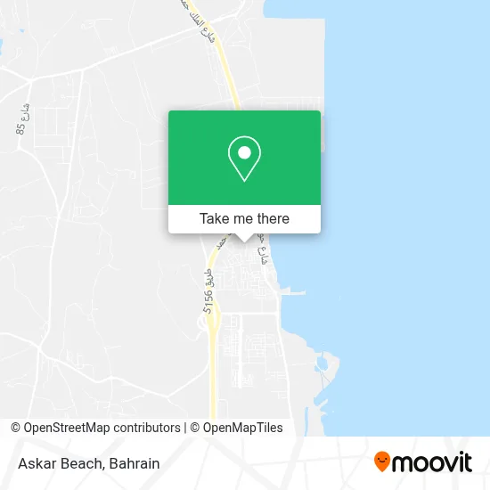 Askar Beach map