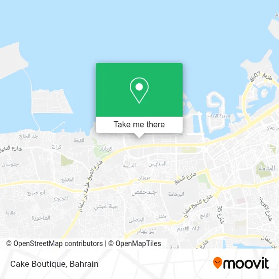 Cake Boutique map