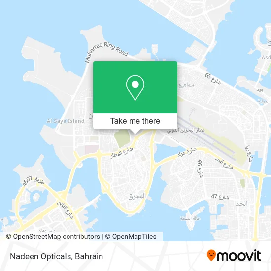 Nadeen Opticals map
