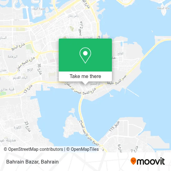 Bahrain Bazar map
