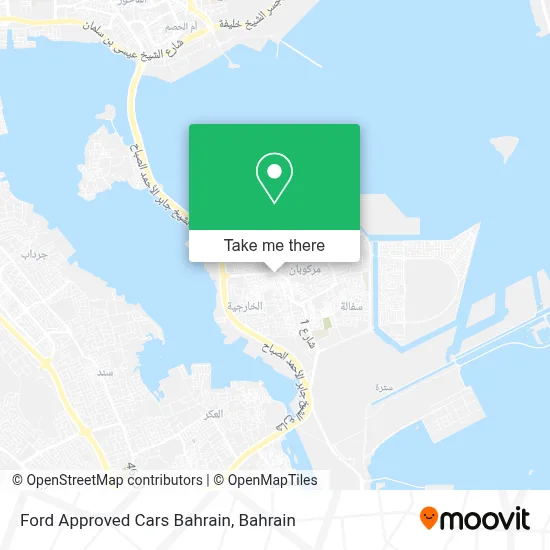 Ford Approved  Cars Bahrain map