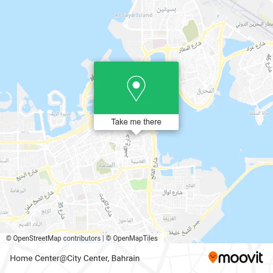 Home Center@City Center map