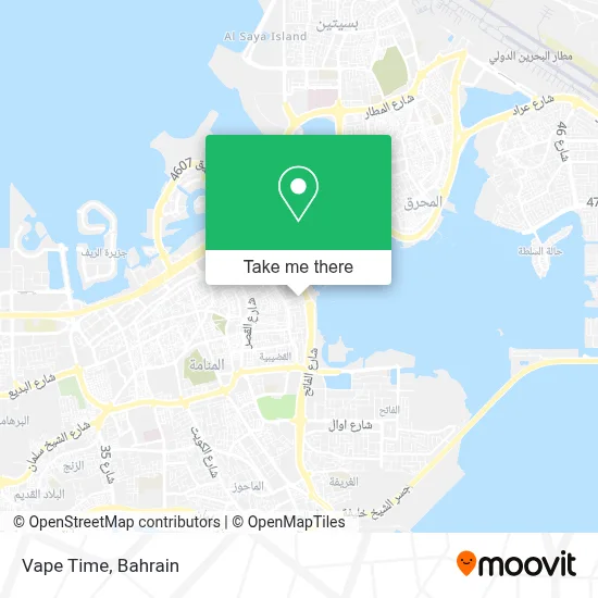 Vape Time map