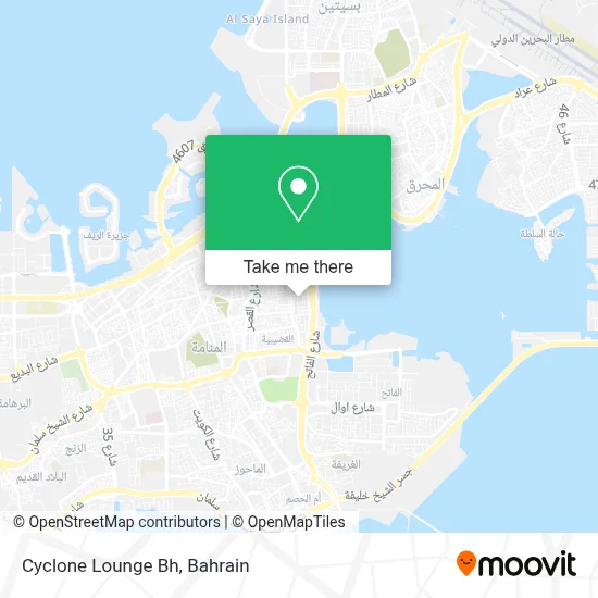 Cyclone Lounge Bh map