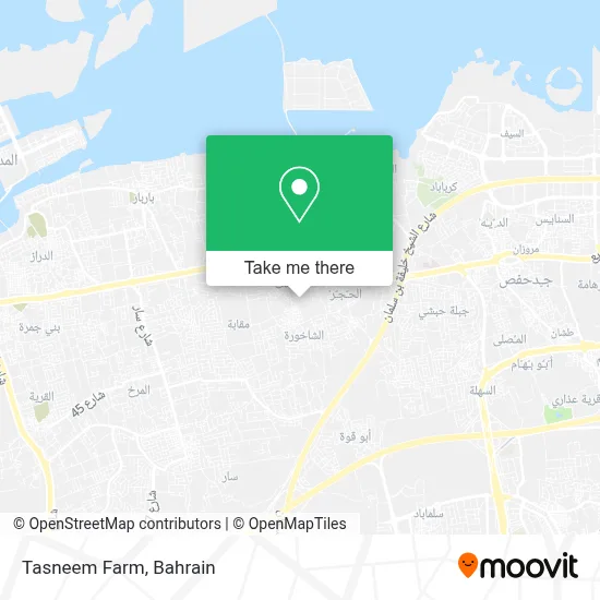 Tasneem Farm map
