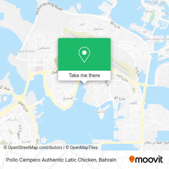 Pollo Campero Authentic Latic Chicken map