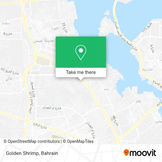 Golden Shrimp map