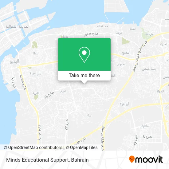 Minds Educational Support map