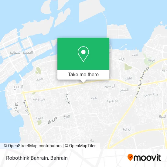 Robothink Bahrain map