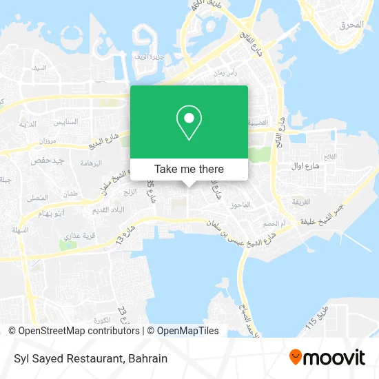 Syl Sayed Restaurant map