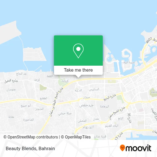 Beauty Blends map