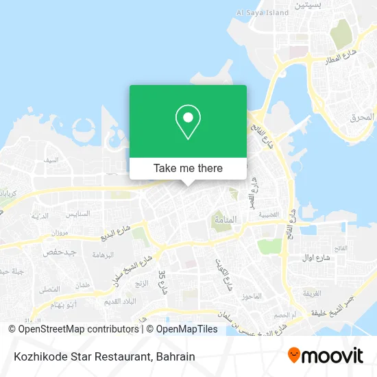 Kozhikode Star Restaurant map