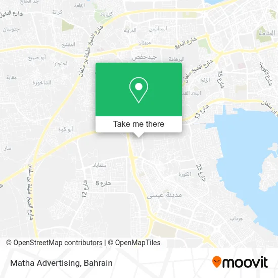 Matha Advertising map