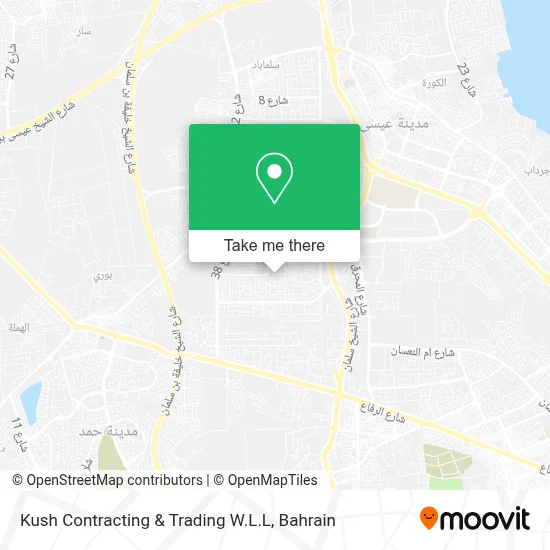 Kush Contracting & Trading W.L.L map