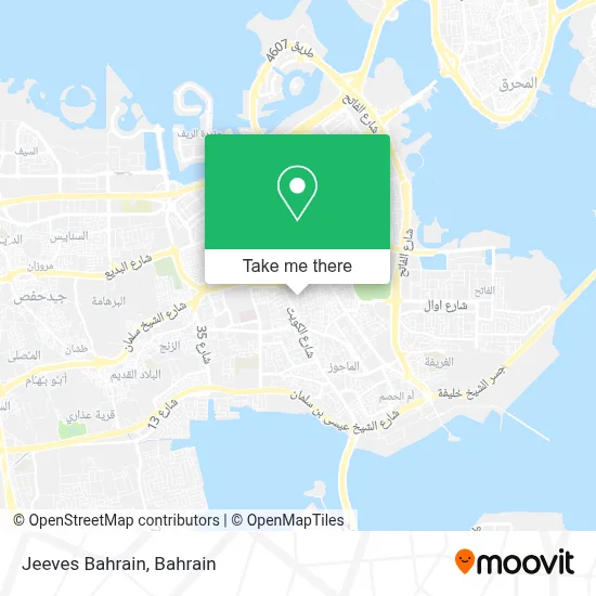 Jeeves Bahrain map