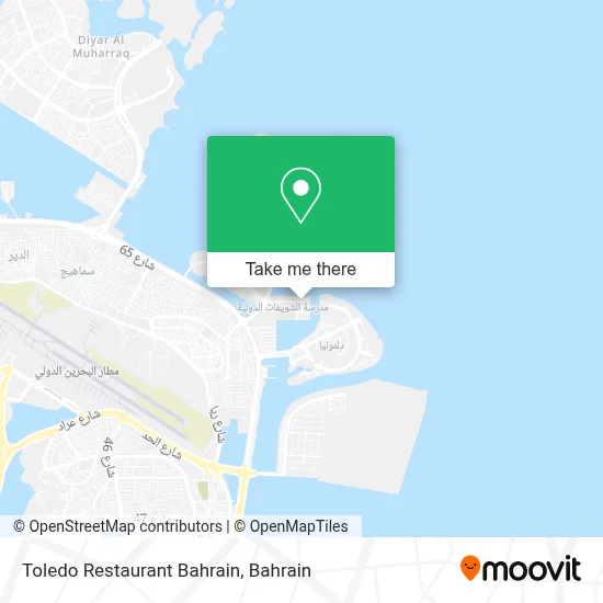 Toledo Restaurant Bahrain map
