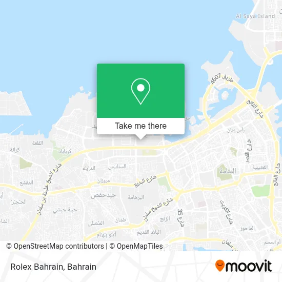 Rolex Bahrain map