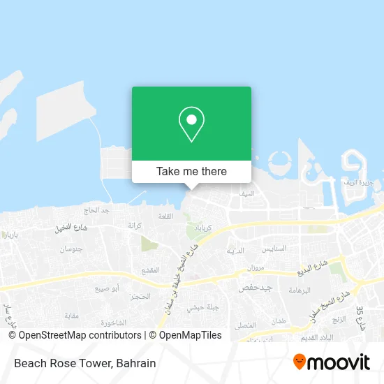 Beach Rose Tower map
