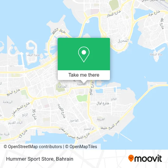 Hummer Sport Store map
