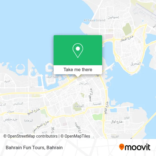 Bahrain Fun Tours map