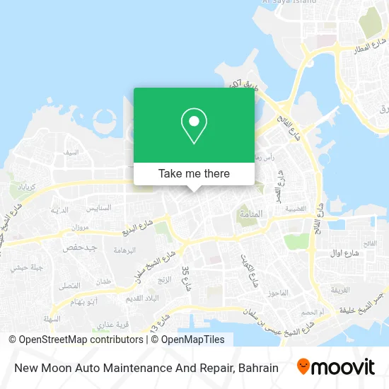 New Moon Auto Maintenance And Repair map