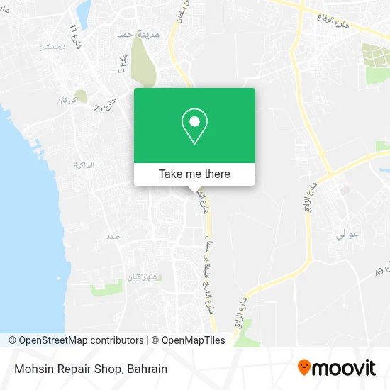 Mohsin Repair Shop map