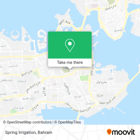 Spring Irrigation map