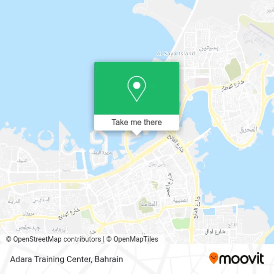 Adara Training Center map