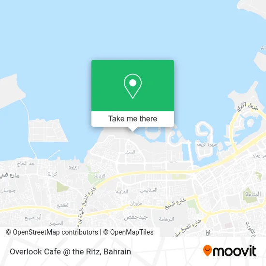 Overlook Cafe @ the Ritz map