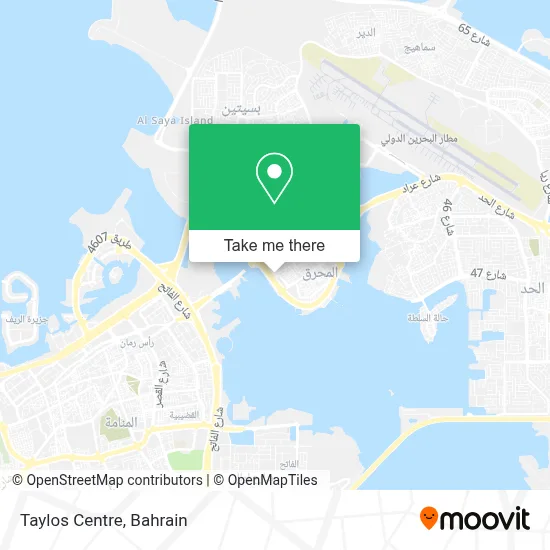 Taylos Centre map