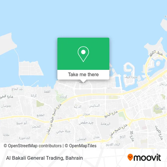 Al Bakali General Trading map