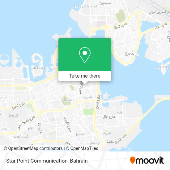 Star Point Communication map