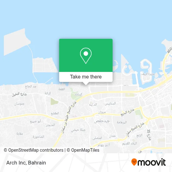 Arch Inc map