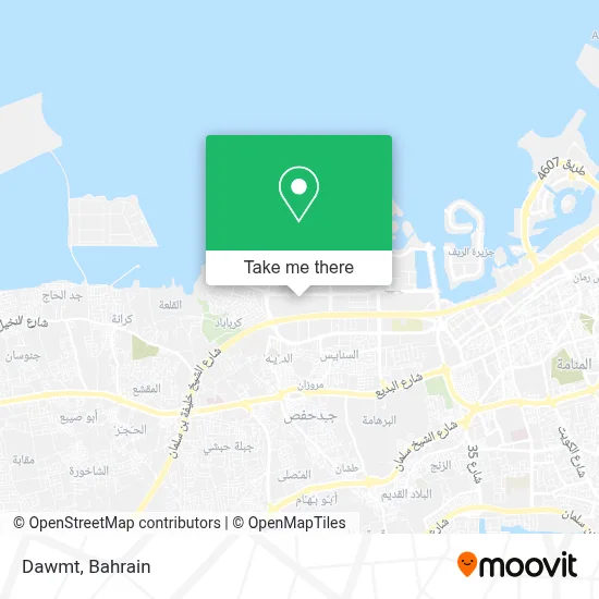 Dawmt map