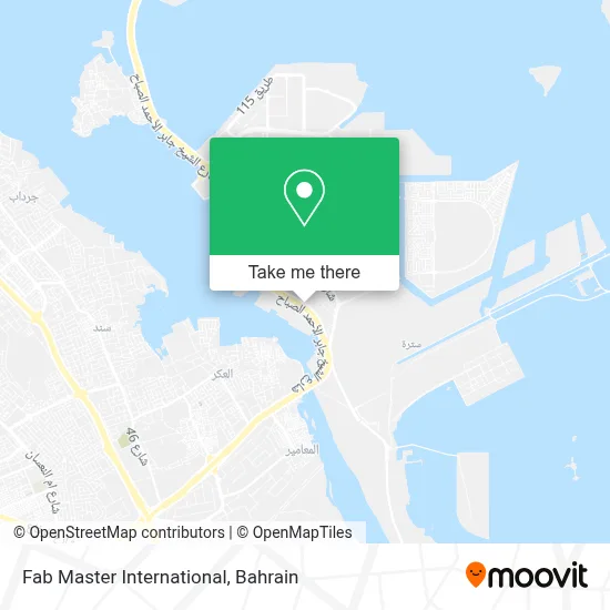 Fab Master International map