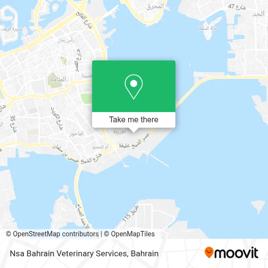 Nsa Bahrain Veterinary Services map