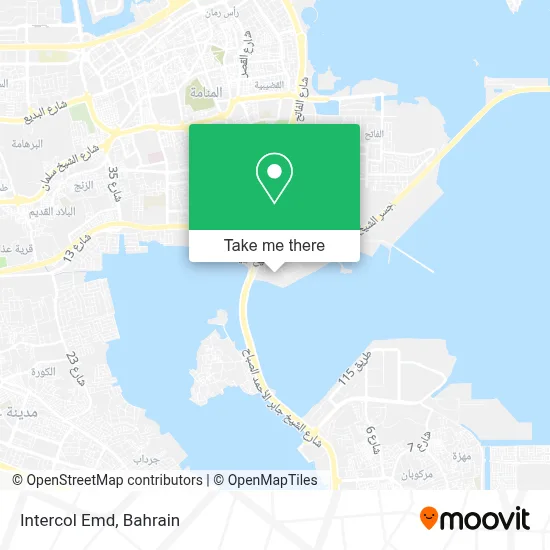 Intercol Emd map