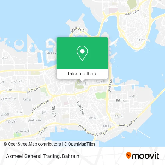 Azmeel General Trading map
