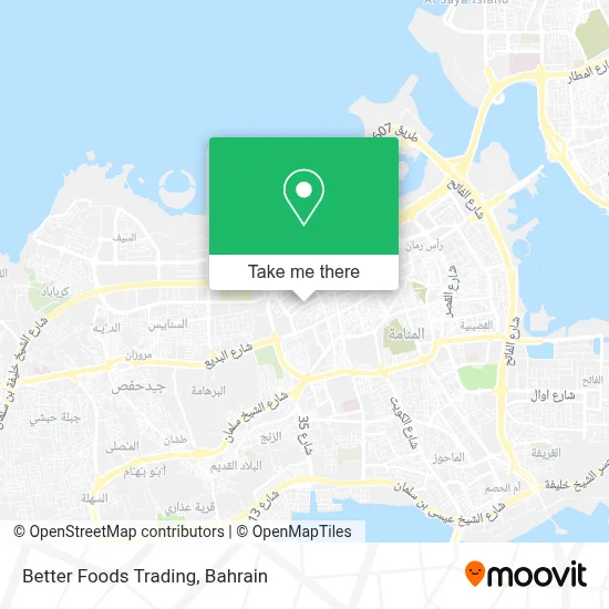 Better Foods Trading map