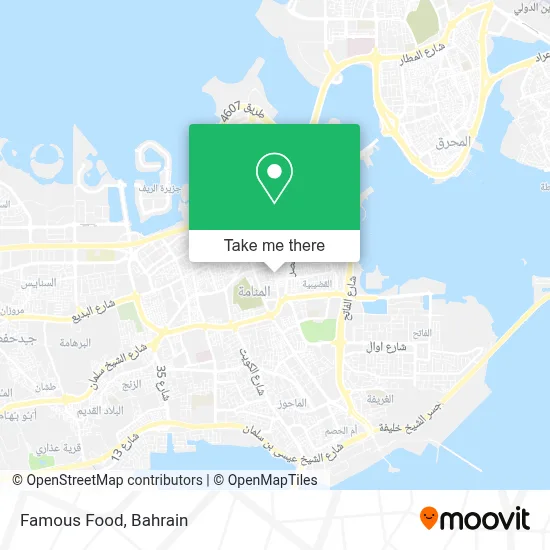 Famous Food map