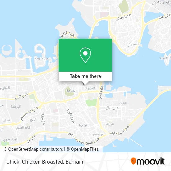 Chicki Chicken Broasted map