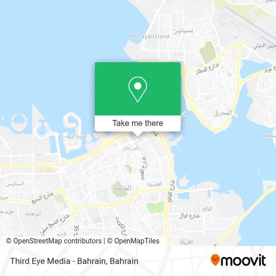 Third Eye Media - Bahrain map