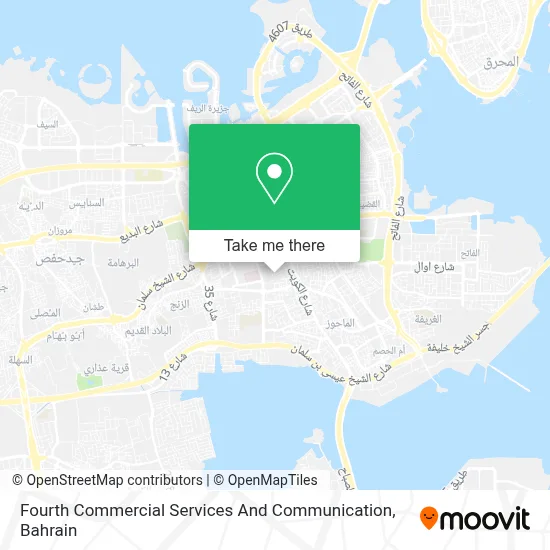 Fourth Commercial Services And Communication map