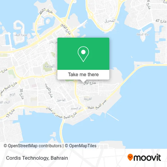 Cordis Technology map