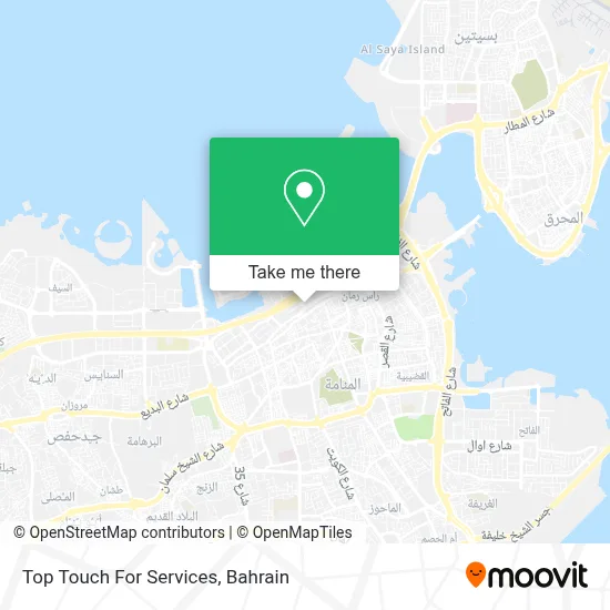 Top Touch For Services map
