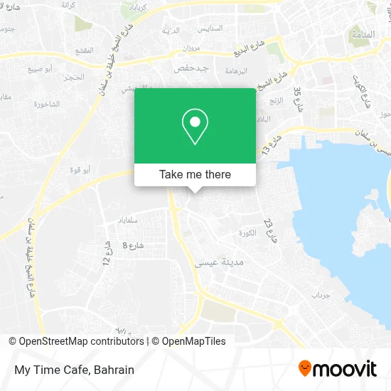 My Time Cafe map