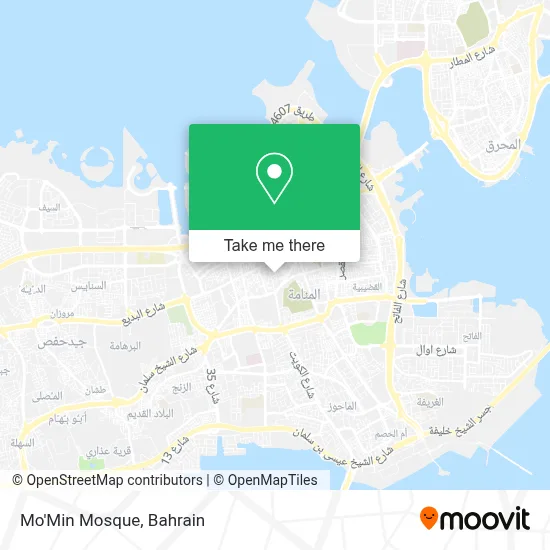 Mo'Min Mosque map