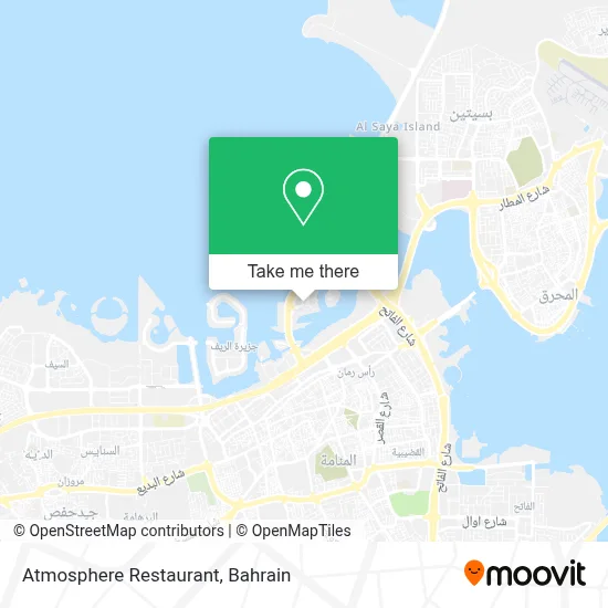 Atmosphere Restaurant map